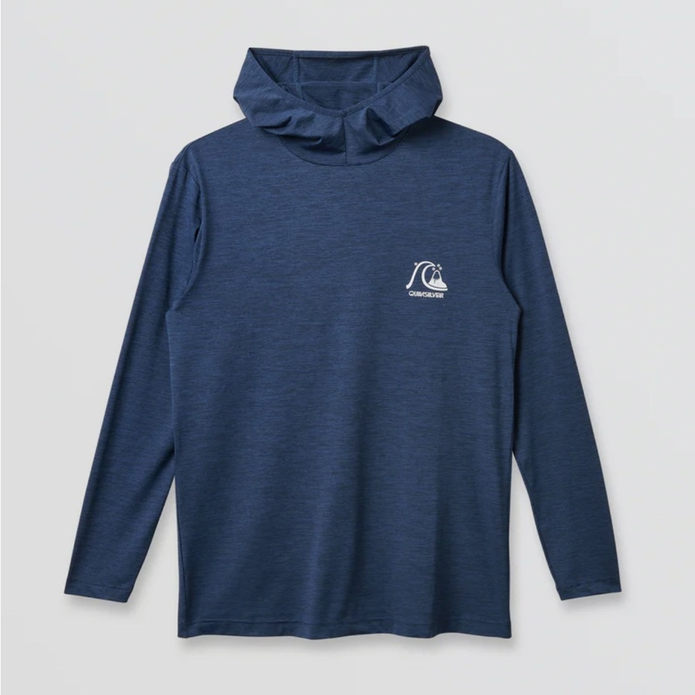 DNA Logo Surf Hood Long Sleeve Surf Tee
